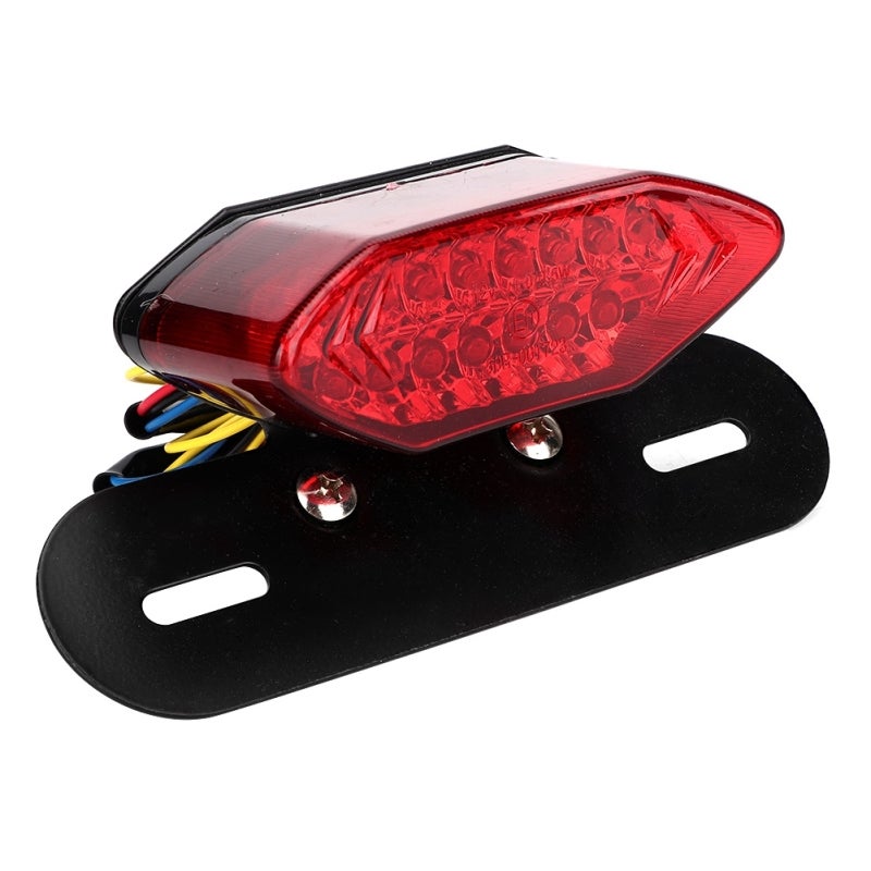 Universal Motorcycle Tail Light: Super Bright Faster On/Off Response, High Quality ABS & Metal Material - Easy To Install Wiring, LED Turn Signal Lamp For Vintage Honda Kawasaki Yamaha Motorcycles - Image 3
