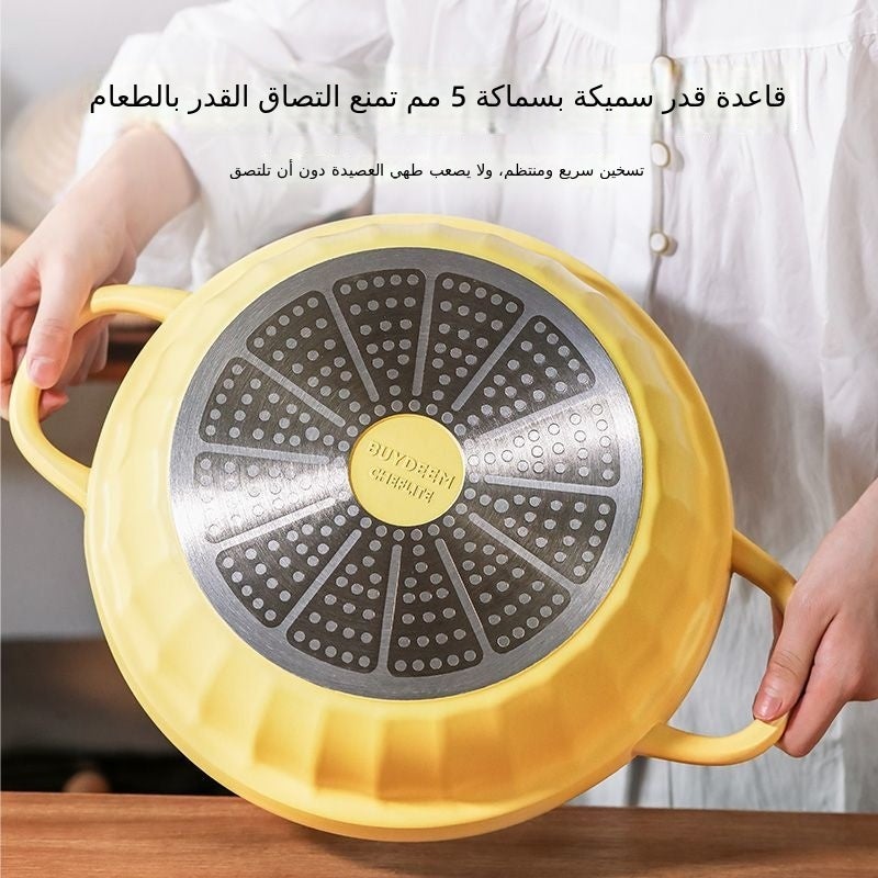 بوديم وعاء متعدد الوظائف غير لاصق 28 سم - سميكة، سعة كبيرة للطهي بالحوض الساخن والتبخير والقلي والطبخ الجاف - Image 4