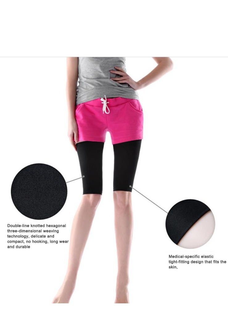 Generic - Two-Piece Compression Garment Helps Improve Blood Circulation, Prevent Ankle and Leg Swelling Reduce Muscle Spasm and Prevent the Risk of Varicose Veins - Image 1