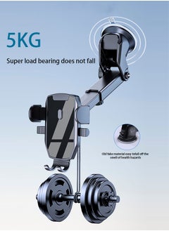 Fazza Car Phone Holder Clip Universal 360 Rotateble Hands Free for Auto Dashboard Air Vent Windscreen, Car Phone Mount Vehicle Stand for Smartphone Apple iPhone 15 14 13 12 Pro Max Samsung  - Image 2