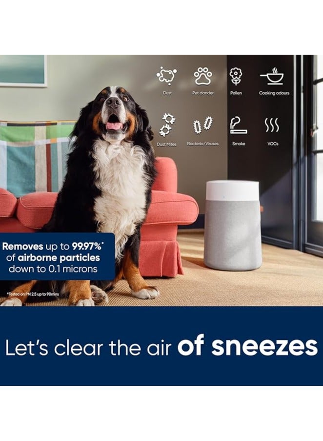 Blueair Blue Pure 3450i Max | Smart Air Purifier, Air Quality Sensor, HEPASilent Filter UpTo 103m² Rooms Removes 99.97% Pollen, Dust, Mould, Bacteria, Viruses | Activated Carbon Reduces VOCs, Odours  - Image 5
