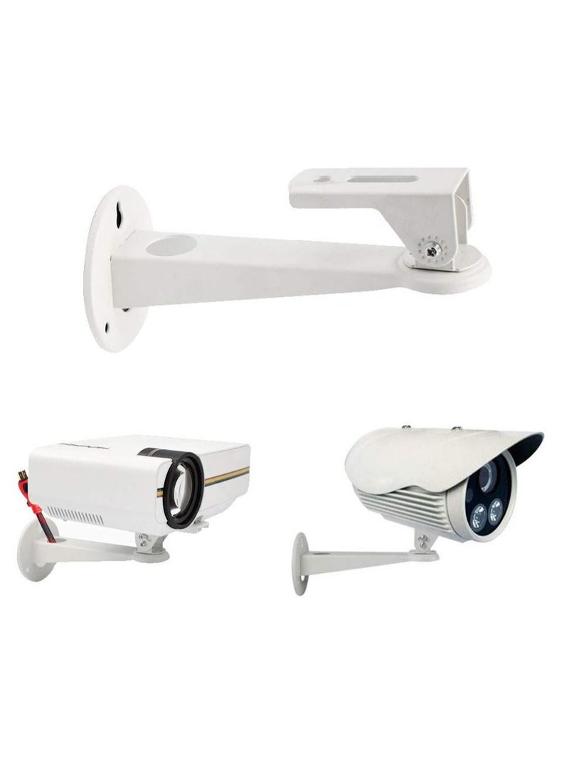 Captaintech Mini Projector Wall Mount Bracket, Holder for Security Camera & Projectors Stand Adjustable 360° Degree Rotation for Meeting Rooms, Classroom, Home Wall Mount - Image 1