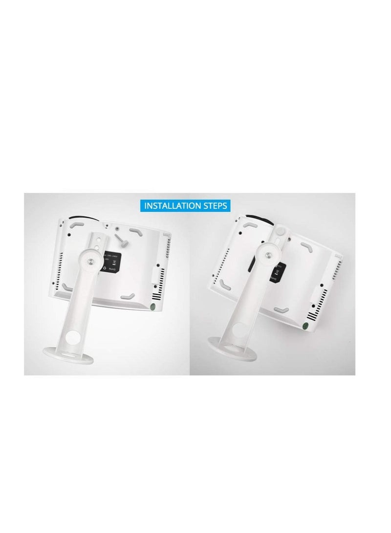 Captaintech Mini Projector Wall Mount Bracket, Holder for Security Camera & Projectors Stand Adjustable 360° Degree Rotation for Meeting Rooms, Classroom, Home Wall Mount - Image 4