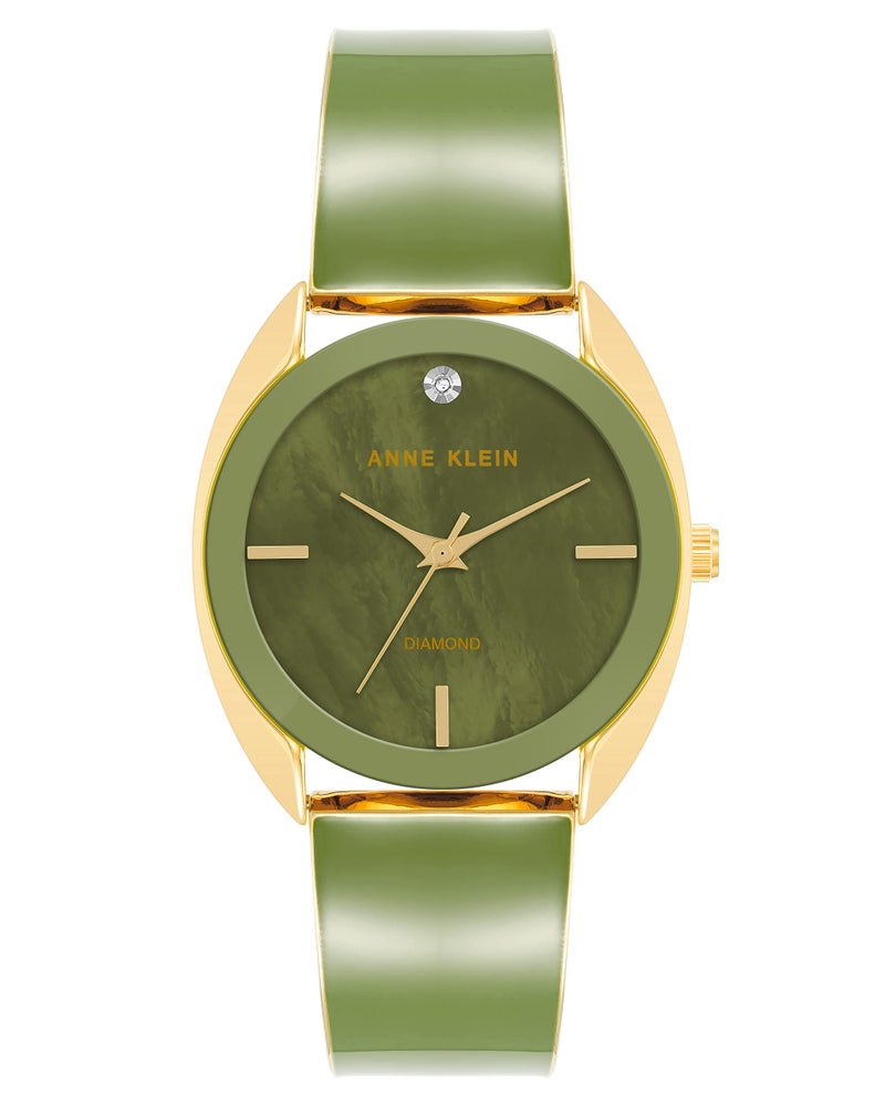 Anne Klein Womens Premium Crystal Accented Bracelet Watch - Image 2