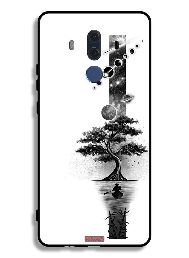 Tolwak Huawei Mate 10 Pro Protective Case Cover Earth Space Art - Image 2