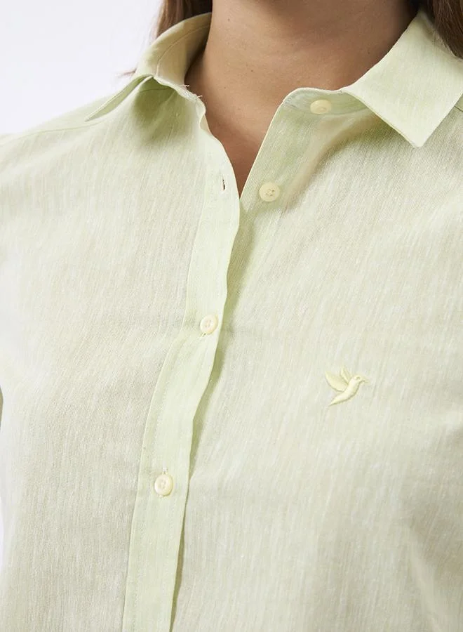 FELIX HARDY Linen Blended Shirt for Women