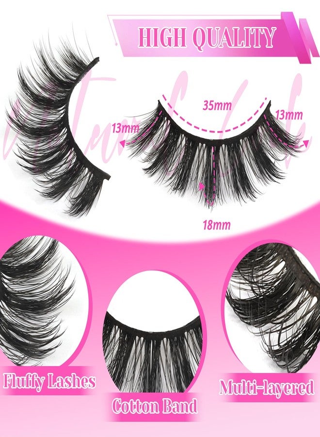 Veleasha Lashes Strips Kit 3D Wispy lashes With Lash Glue(3D07 Kit） - Image 2