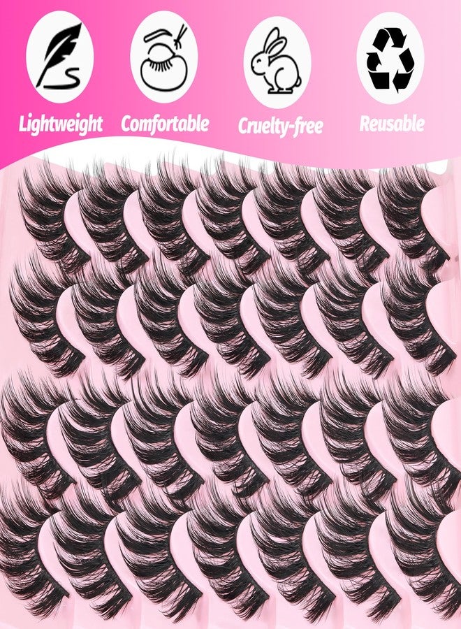 Veleasha Lashes Strips Kit 3D Wispy lashes With Lash Glue(3D07 Kit） - Image 4