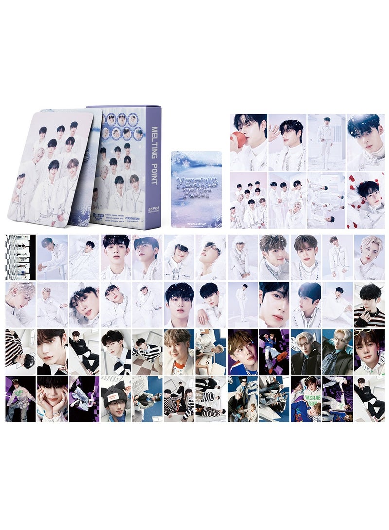 NIBEMINENT 55 Pcs Kpop ZEROBASEONE MEL TING POINT Lomo Cards Card For Fans Collection Gifts - Image 1
