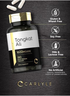 CARLYLE Tongkat Ali 180 Quick-Release Capsules 1600 Mg  - Image 4