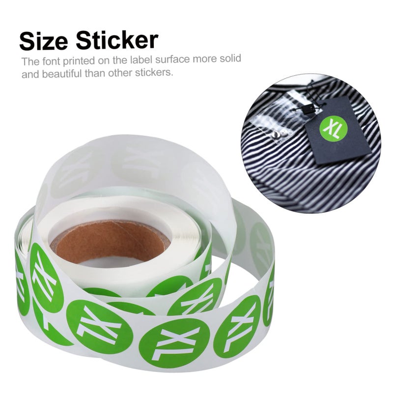 Self Adhesive Clothing Labels 2 Rolls Fade Resistant Round Tags For Easy Identification - Image 4