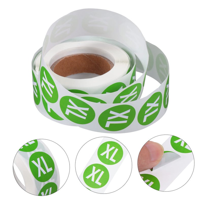 Self Adhesive Clothing Labels 2 Rolls Fade Resistant Round Tags For Easy Identification - Image 5