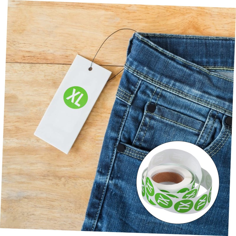 Self Adhesive Clothing Labels 2 Rolls Fade Resistant Round Tags For Easy Identification - Image 3