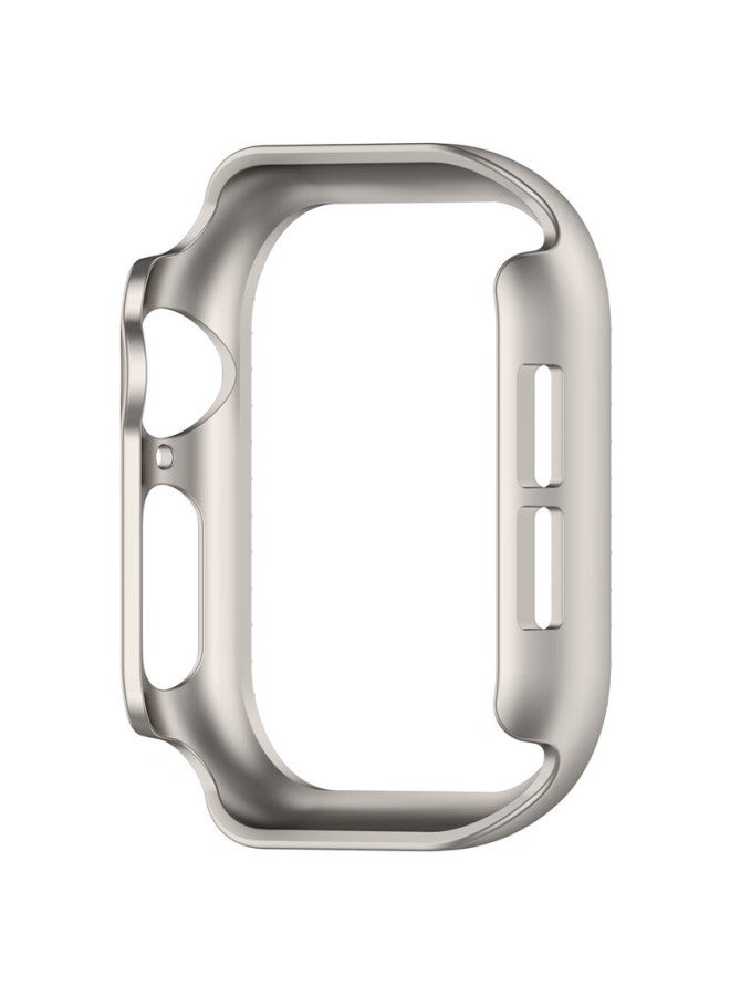 Kmaxai Diamond-set Protective Case For Apple Watch S10, Apple Watch 10 42mm Dial Protective Cover, Case With Anti-fingerprint And Scratch-resistant Edge, Women's Watch Case, Starlight - Image 4
