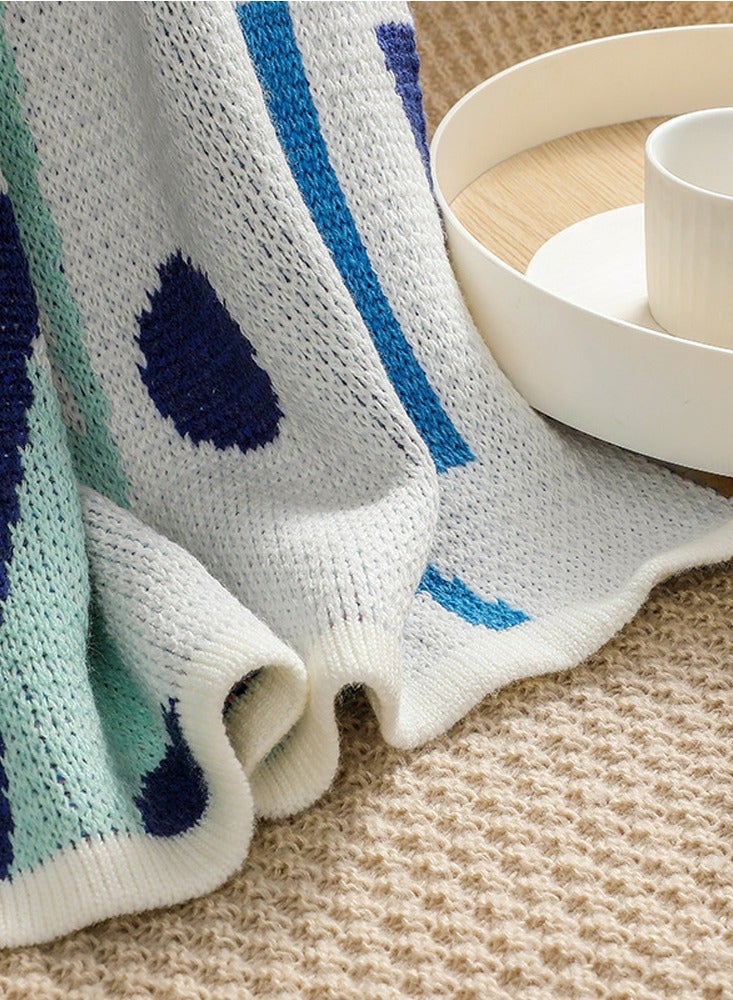 Loquat Bohemian Style Knitted Soft Throw Blanket Keep Warm  - Image 3
