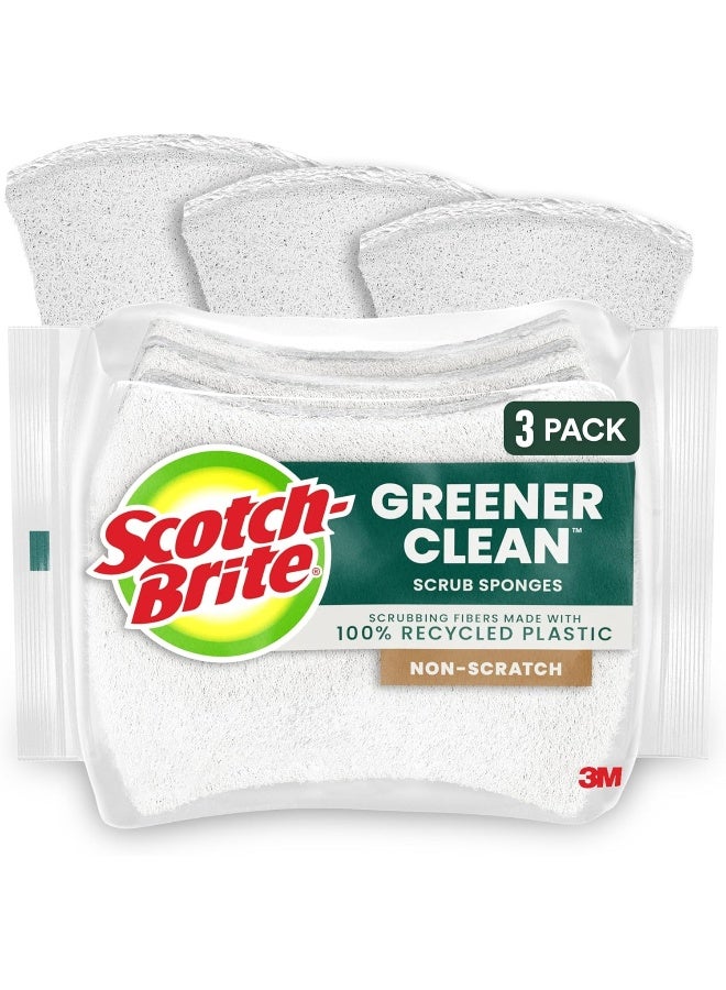 Scotch Brite إسفنجة تنظيف غير خادشة من سكوتش-برايت® غرينر كلين™ 97033-U