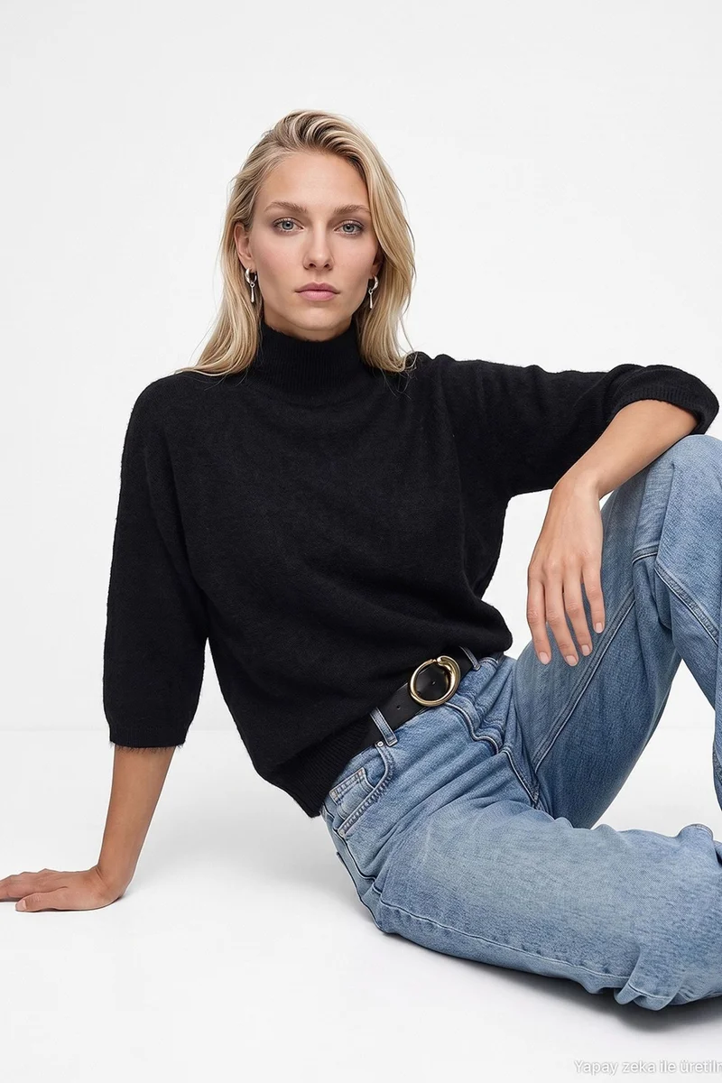 DILVIN Women's Wool-Blend Sweater