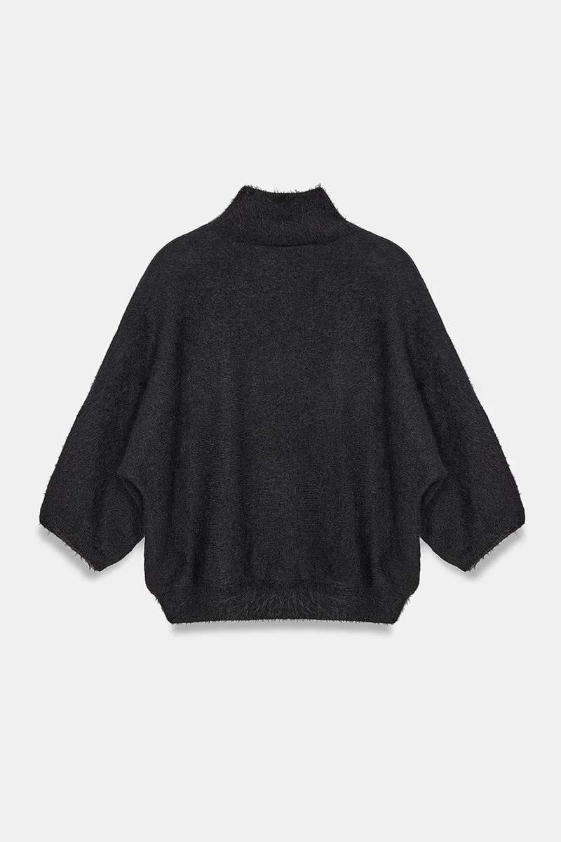 Dilvin Black DILVIN Women's Wool-Blend Sweater for Women | Best Price UAE