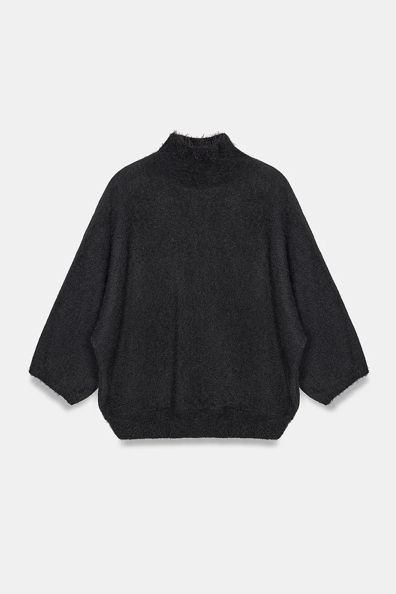 Dilvin Black DILVIN Women's Wool-Blend Sweater for Women | Best Price UAE