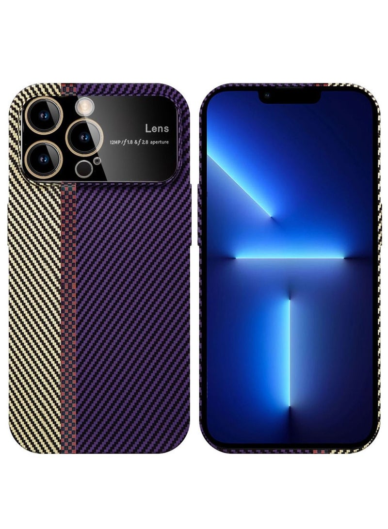 CATANES iPhone 13 Pro Max Carbon Case Large Window Camera Protection Unique Design Aramid Carbon Fiber Phone Case - Image 2