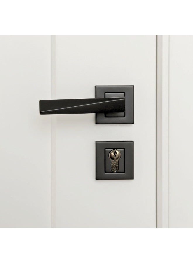 Siag Piramit Rosetta Cylinder Door Handle - Image 1