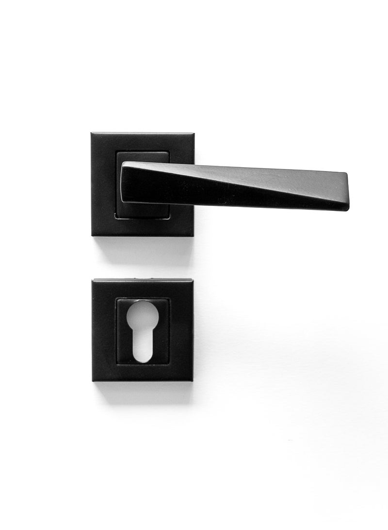 Siag Piramit Rosetta Cylinder Door Handle - Image 2