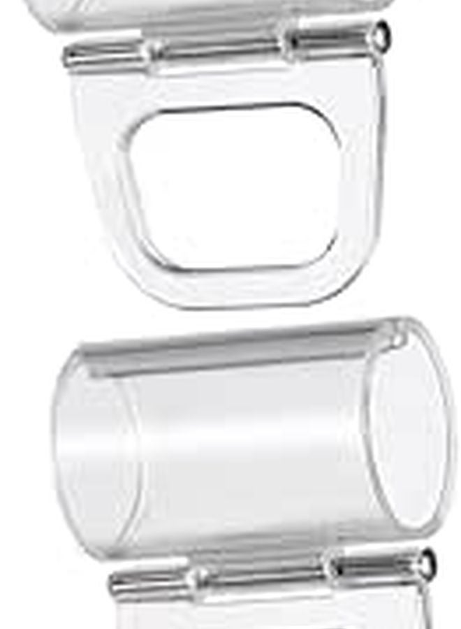 2 Pack White Roller Blind Pull Handles Hidden Valance Clips Hardware Accessories - Image 1