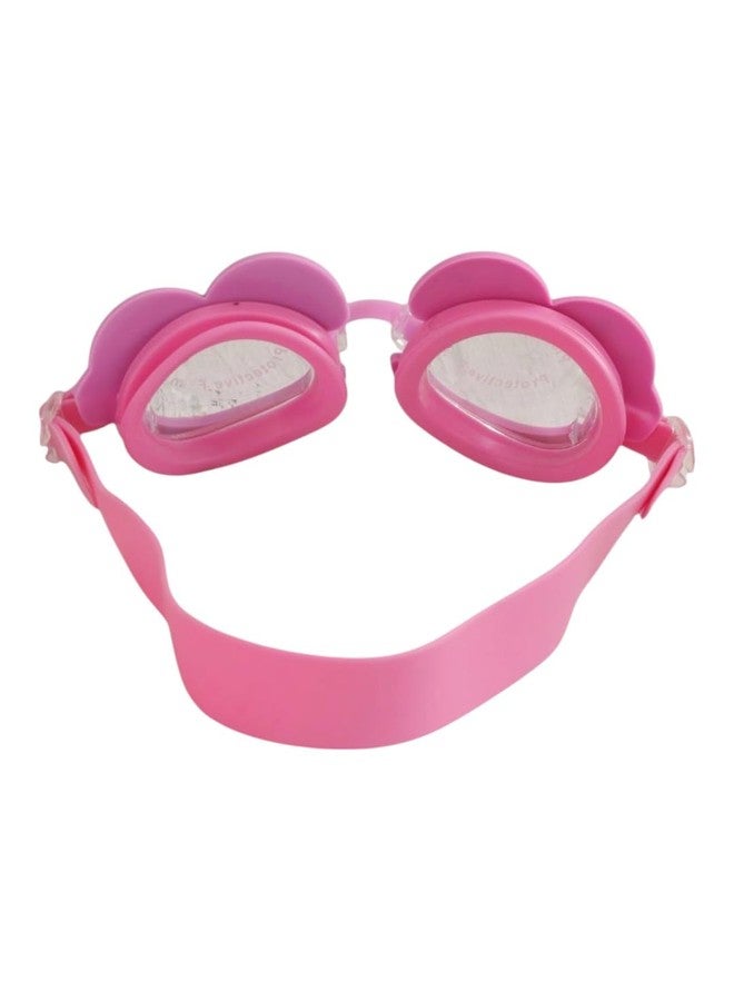Yellow Bee Charming Swimming Goggles with Colorful Heart Accents for Girls, Pink - Image 5