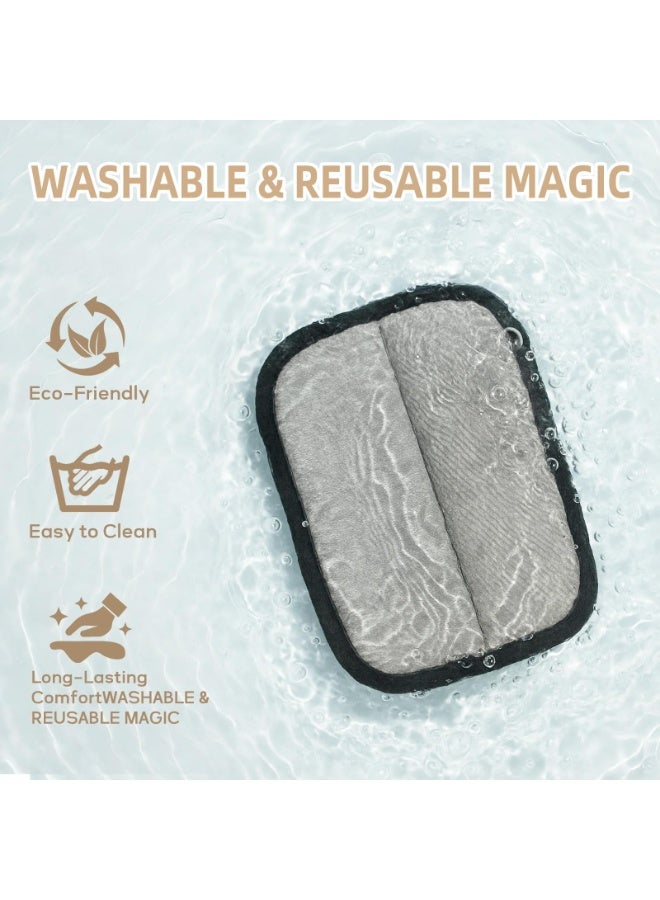 2𝑷𝒄𝒔 Pet Hair Removal Glove for Cats & Dogs, Newly Pro Five-Finger Electrostatic Pet Hair Remover Gloves, Reusable & Washable Magic Brush Pet Hair Removal Tool for Couch, Clothing, Carpet, Car Seat - Image 5