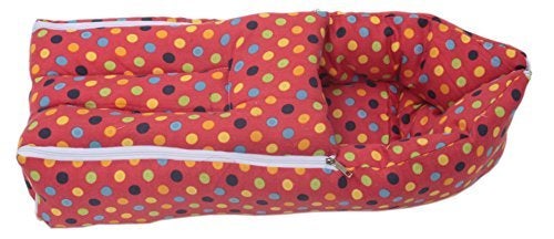 Amardeep Red Dotted Baby Sleeping Bag Cum Baby Carry Bag 64 * 41 cms - Image 1