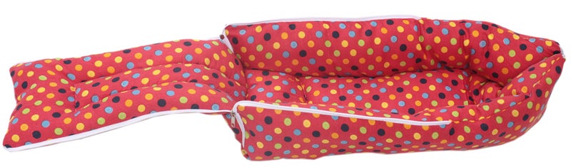 Amardeep Red Dotted Baby Sleeping Bag Cum Baby Carry Bag 64 * 41 cms - Image 2