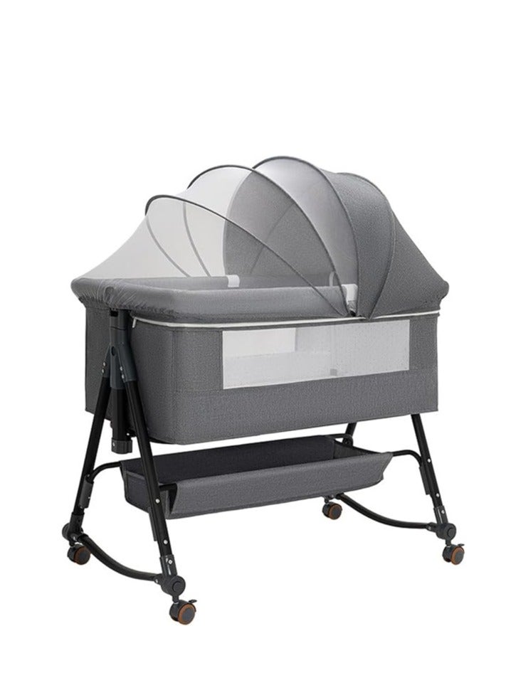 The KIDLIO crib is very practical for children.
