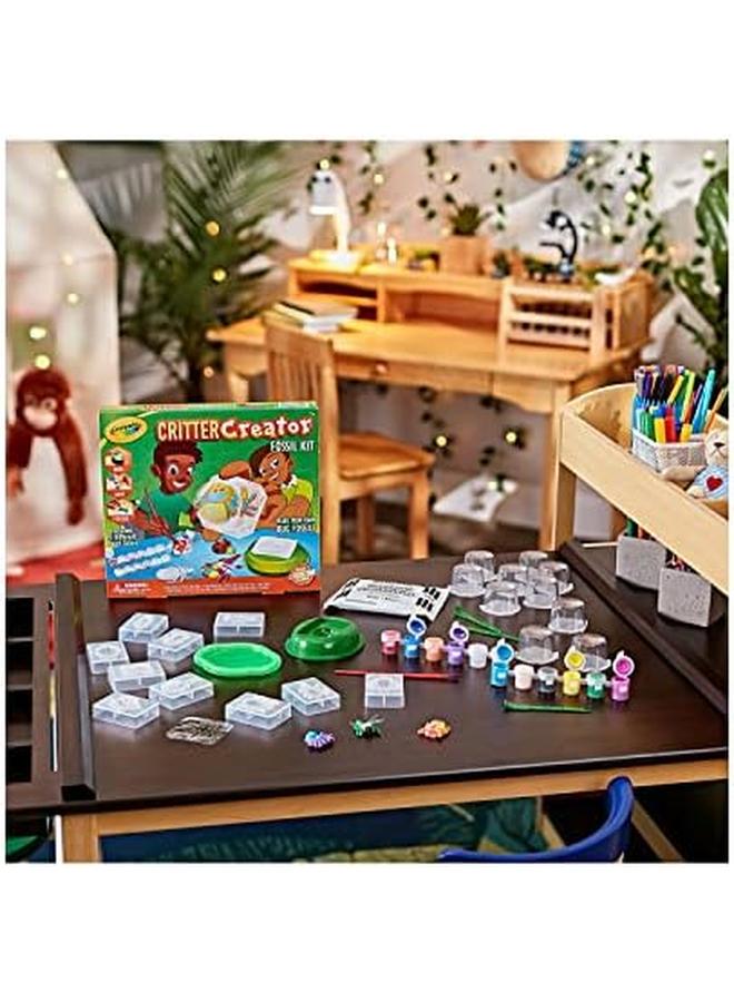 Crayola Metallic Clay Art Kit With Paints Fossil Molds Gift For Kids Ages 7 8 9 10 - Image 4