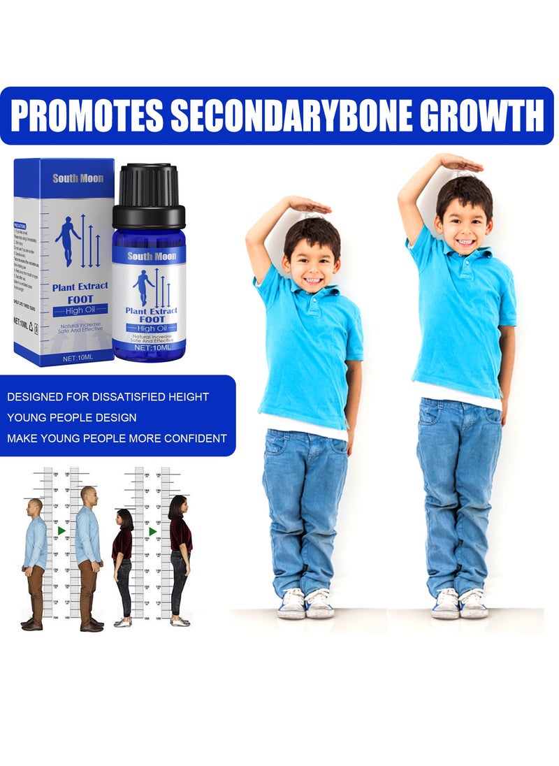 SOUTH MOON - Height Growth Care Oil，Pure Natural Plant Heightening Essential Oil， Plant Extracts Promote Bone Growth ，Essential Foot Stimulation Oils Massage Growth，Promote Height Growth in Children and Adults - Image 1