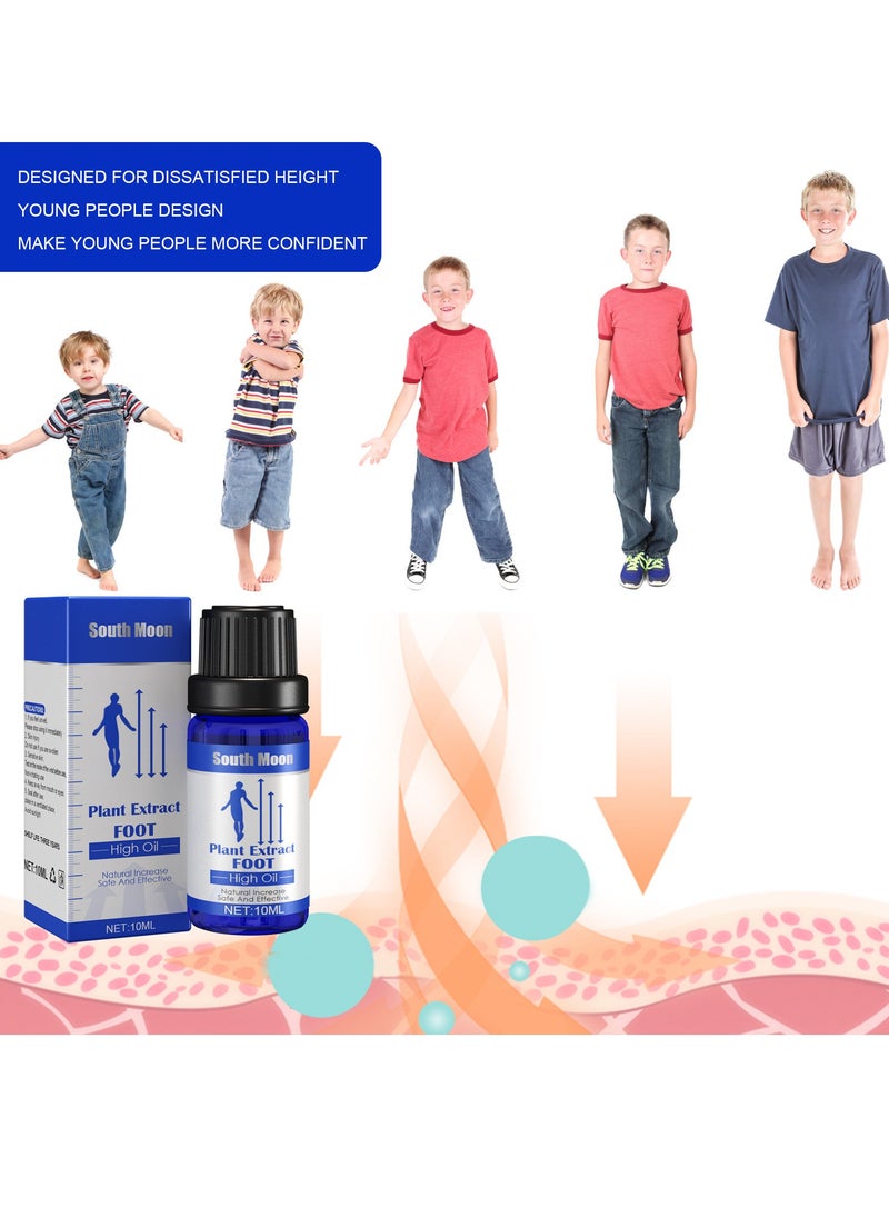 SOUTH MOON - Height Growth Care Oil，Pure Natural Plant Heightening Essential Oil， Plant Extracts Promote Bone Growth ，Essential Foot Stimulation Oils Massage Growth，Promote Height Growth in Children and Adults - Image 1