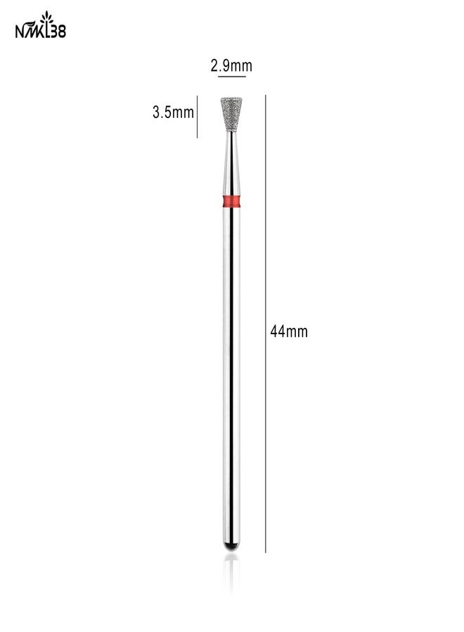 NMKL38 Tapered Diamond Nail Drill Bits for Nail Prep 3/32 Shank efile Bit Cuticle Cleaner Tool - Image 3