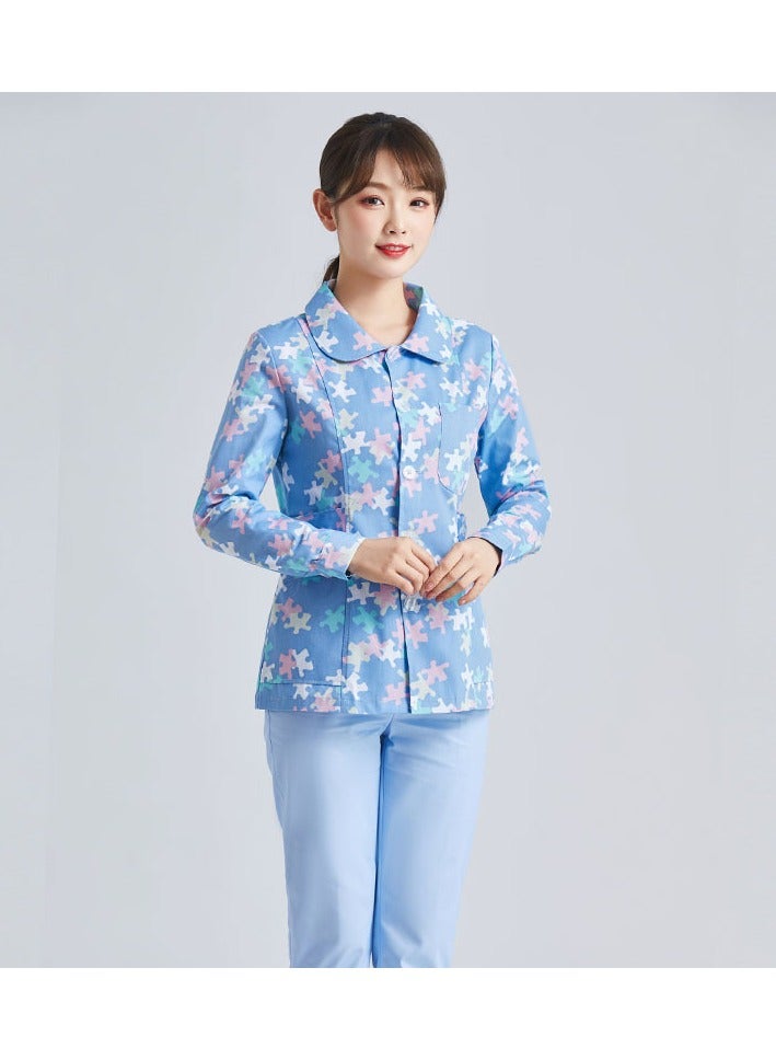 KUYING New Nurse Uniform Split Set Medical Work Uniform  - Image 1