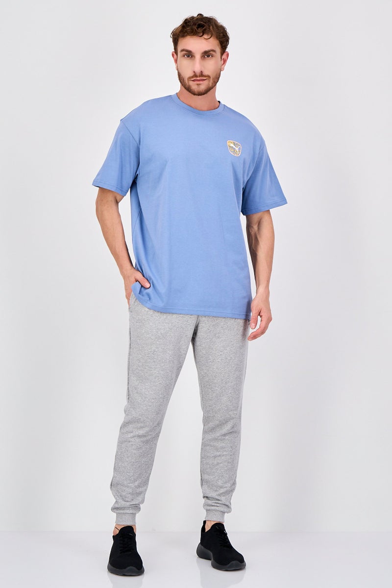 PUMA Men Sportswear Fit Short Sleeve Outdoor T-Shirt, Slate Blue - Image 4