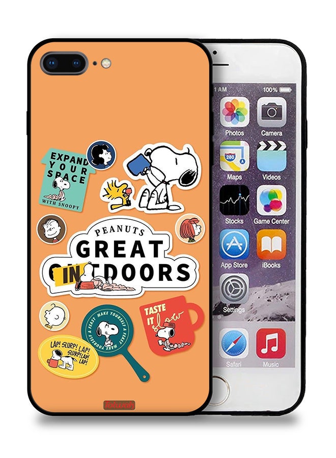 Tolwak Apple iPhone 7 Plus Protective Case Peanuts Stickers - Image 1