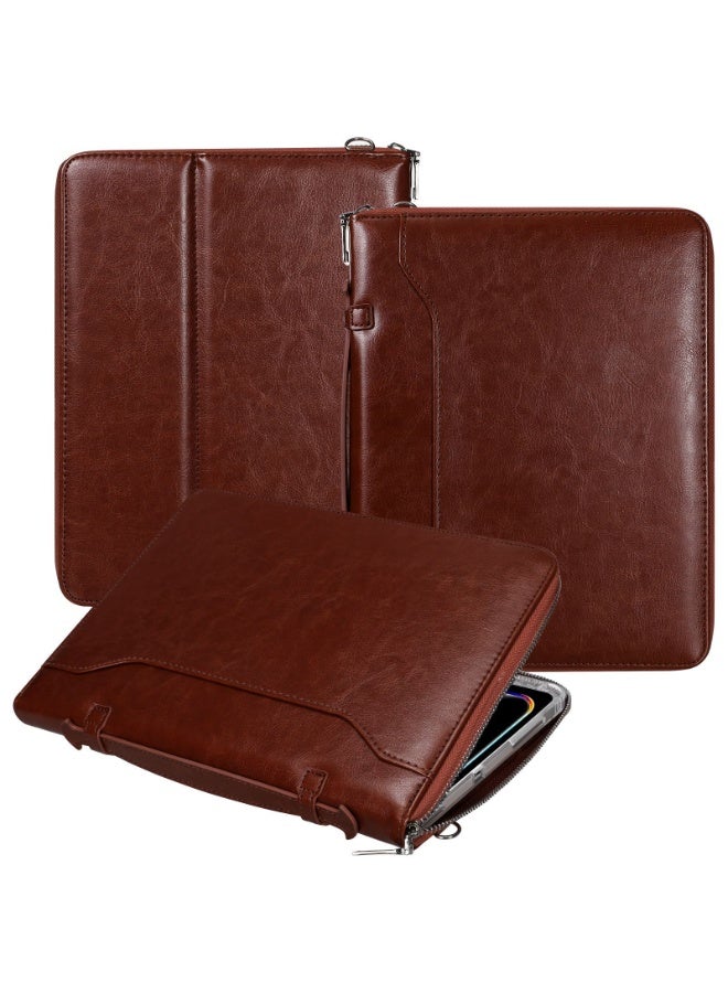 Case for IPad Air/Pro 13 /IPad Pro 12.9 -Inch, Zipper Bag,Clear Back Case/Hand Strap/S-Pen Holder/Stand Cover - Image 1