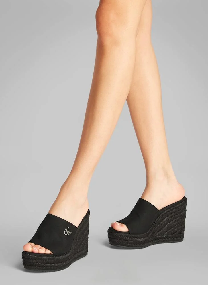 Calvin Klein Jeans WEDGE ROPE SLIDES