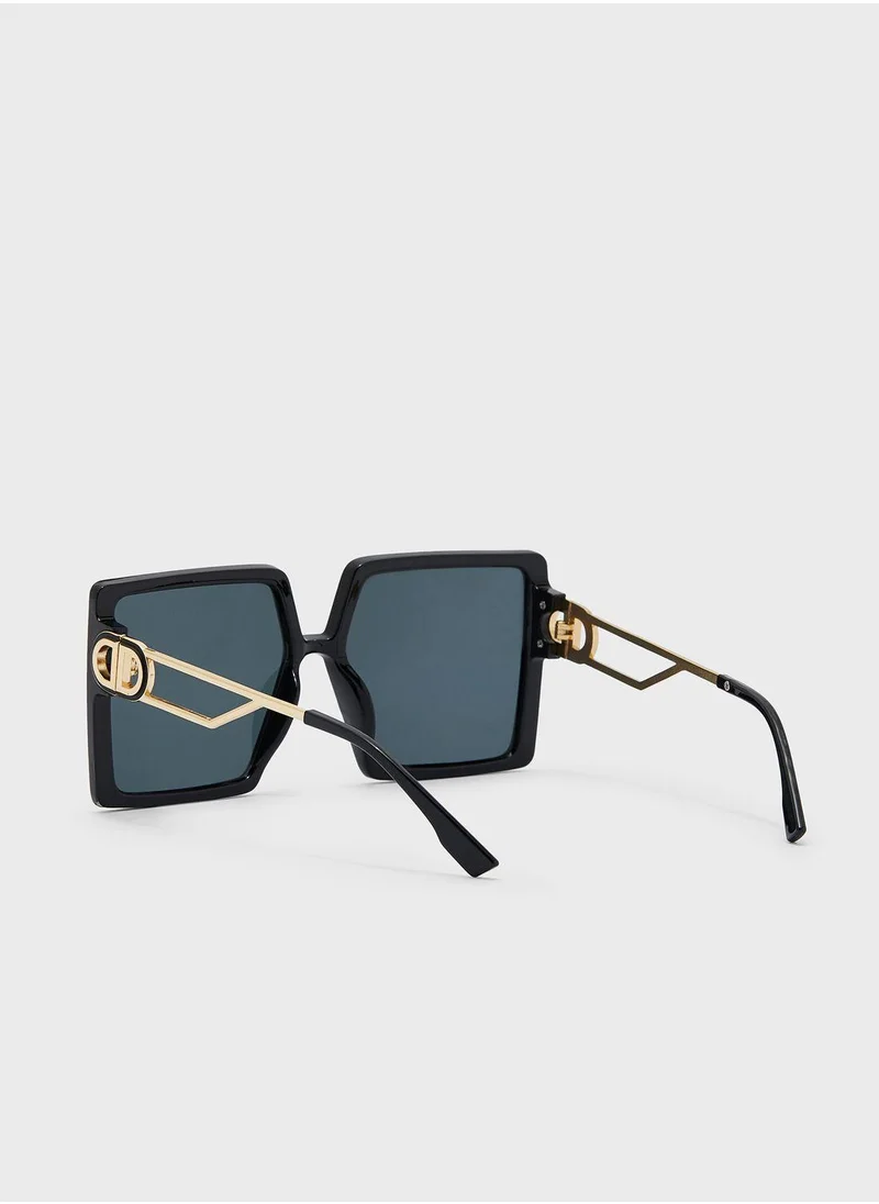 Vanilla Rouge Oversized Sunglasses