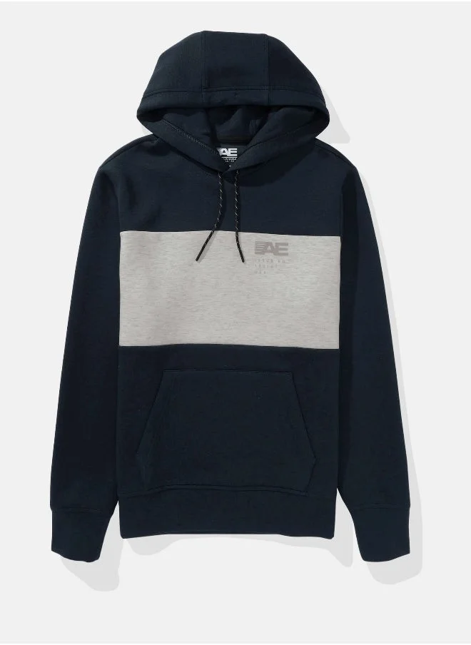 امريكان ايجل AE 24/7 Colorblock Hoodie