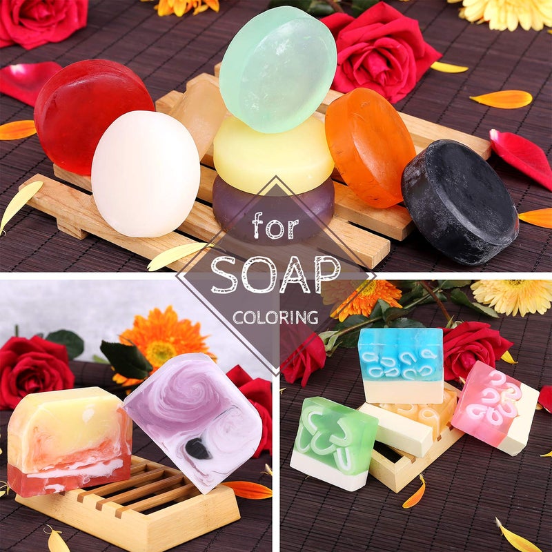 DecorRom 20 Color Bath Bomb Soap Dye - Liquid Food Grade Soap Coloring for DIY Soap Making, Slime Supplies, Handmade Bath Bombs - Vibrant Rainbow Skin Safe Bath Bomb Colorant for Bath Bomb Supplies Kit, Crafts - Image 3