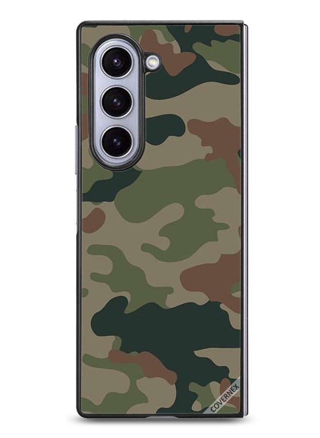 Covernex Samsung Galaxy Z Fold6 Protective Case Cover Camouflage Pattern  - Image 1