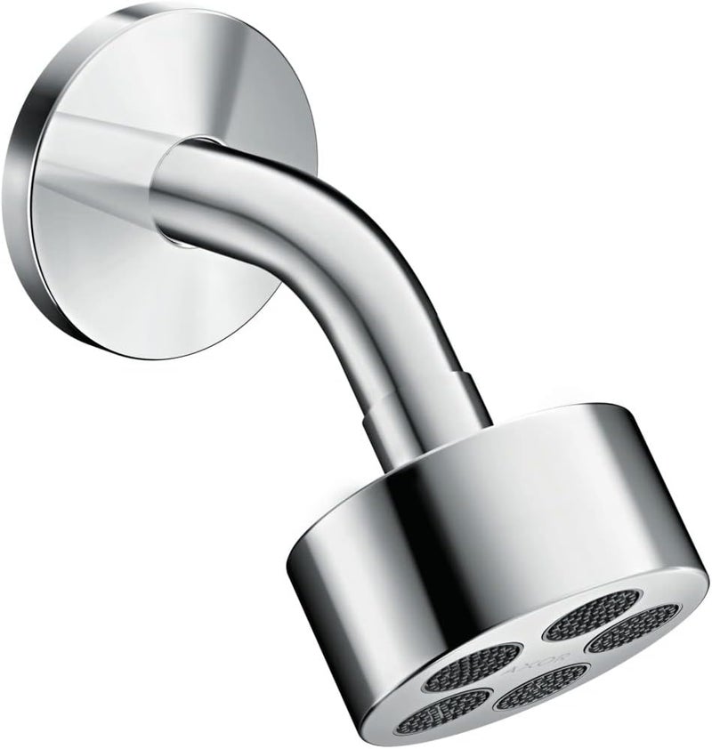 AXOR AXOR ONE 3inch Modern Showerhead 1Spray PowderRain with QuickClean in Chrome 48498001 