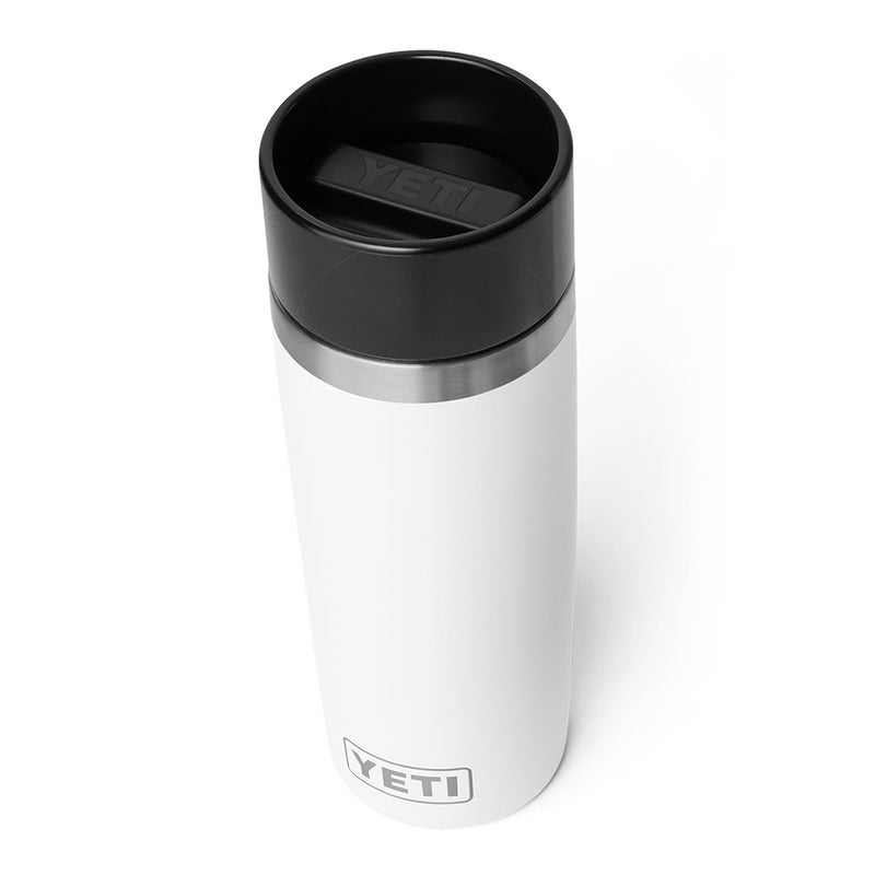 YETI Rambler 16 oz Travel Bottle Stainless Steel Vacuum Insulated with Leakproof Commuter Cap White