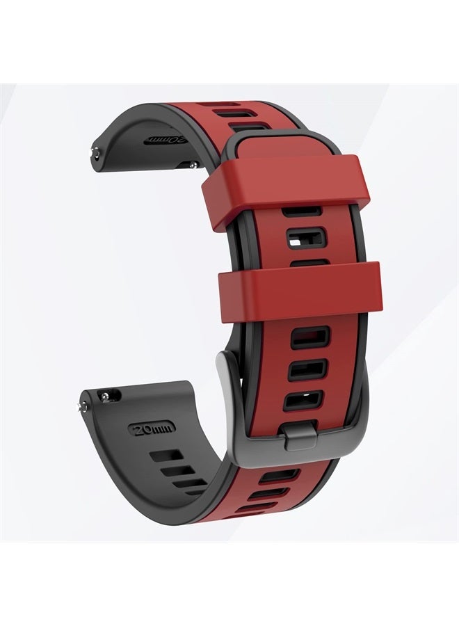 MYSNBKN for Garmin Vivoactive 3 Band, 20mm Silicone Replacement Bands for Galaxy Watch 3 41mm/Galaxy Watch 4 40mm 44mm/Active 2/Garmin Forerunner 245/Forerunner 645 - Image 2