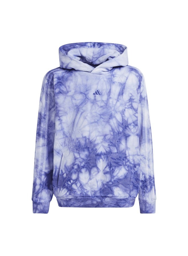 Adidas J Szn W Hd Blue Training Sweatshirts 7-8Y  - Image 1