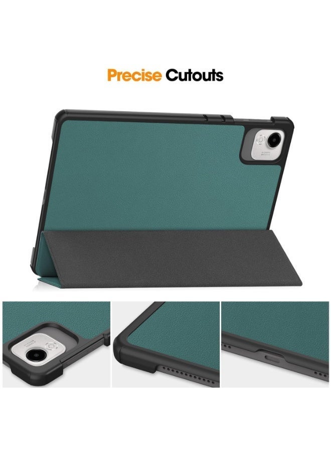 Smart Case For Honor Pad X9a/X9 Pro Tablet 11.5 Inch Tablet Cover with Pencil Holder, Soft TPU Smart Stand Back Cover Auto Wake/Sleep (Green) - Image 2